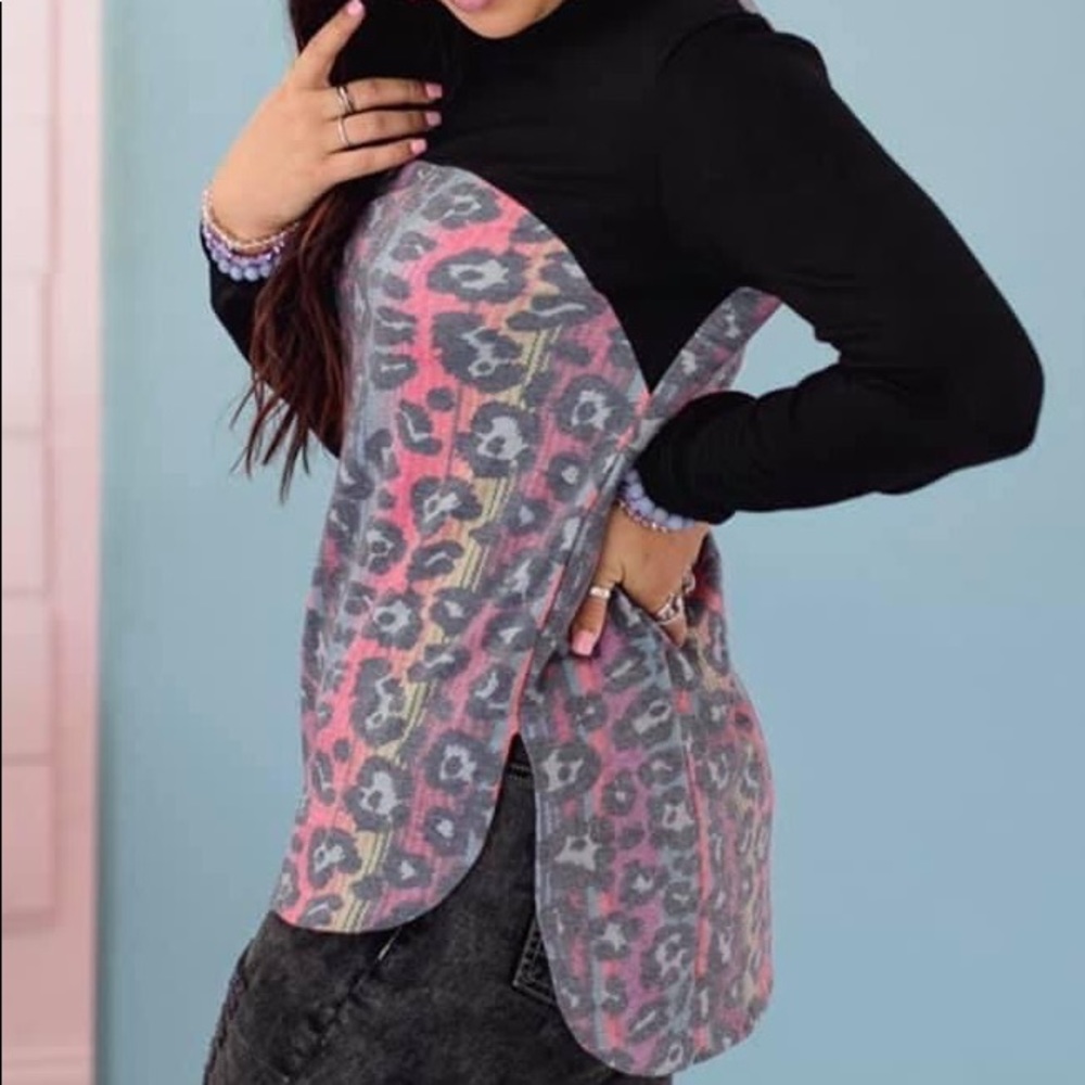 Crazy Train high low soft cotton top